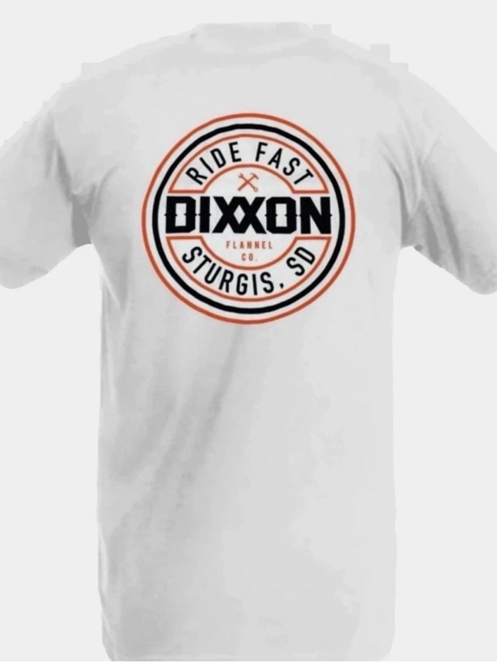 Dixxon Flannel Co. Sturgis Ride Fast White Graphic Tee Mens 2XL T Shirt